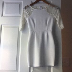 White lace dress